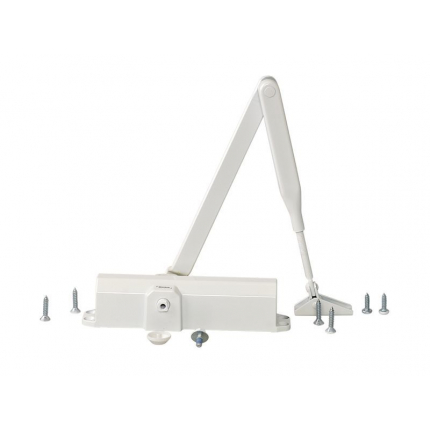 Доводчик дверной MAXBAR 100 Size2/3/4 с тягой, белый Maxbar купить