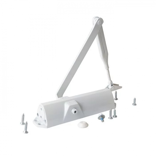 Доводчик дверной DORMA TS-68 EN 2/3/4  белый для дверей до 140 кг Dorma купить