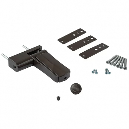 Петля дверная регулируемая 3-D 105 мм (14-19,5 мм) на 120 кг, коричневая ASANTE купить