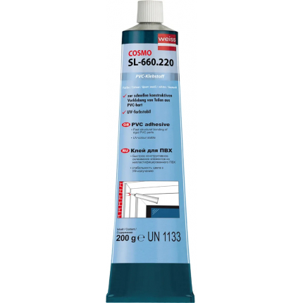 Клей жидкий пластик Cosmofen Plus 200 гр. белый SL-660.220 Cosmofen купить