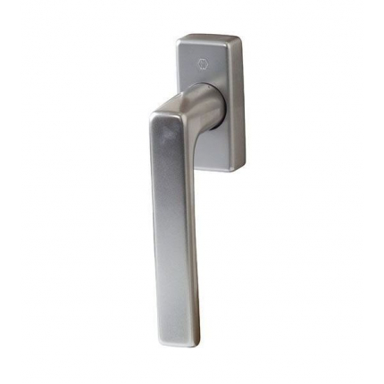 Ручка оконная Hoppe Dallas Secustic алюминиевая, штифт variofit 32-52 мм (F9) титан, 90° Hoppe купить
